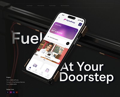 Doorstep Fuel Delivery Mobile App UI/UX Design app design brand identity branding case study creative figma fuel delivery app graphic design illustration interface logo design mobile app ui ui design uiux user experience ux ux design web applicaiton web design