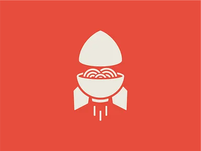 Rocket Ramen brand branding design graphic design illustration logo logodesign logodesigns vector