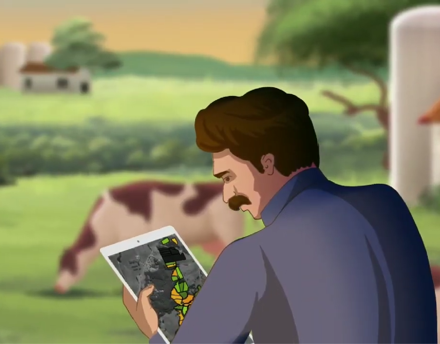 AgriTech | Satellite-Powered Farm Intelligenc 2d animation animation branding design explainer video graphic design illustration motion design motion graphics ui