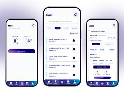 Costech Dentist Appointment Mobile App | UX UI Design app app concept app design appointment app booking app dental dentalappdesign dentalbookingapp dentalcareapp dentaltech design healthtech medicalappdesign patientcareapp toothcare ui ux