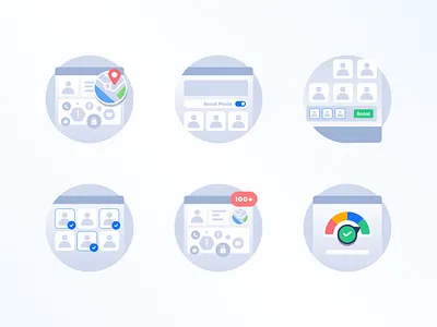 Demo Flow Illustrations consistency demo design explainer graphic design illustration simple ui vector