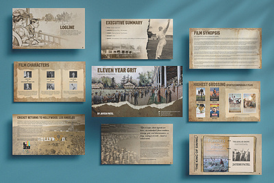Eleven Year Grit | Movie Pitch Deck adobe photoshop creative presentation cricket cricket film design film deck film pitch deck film presentation genre film graphic design historical film mock up movie deck movie pitch deck movie presentation pitch deck pitch deck design pitch deck template powerpoint presentation ppt