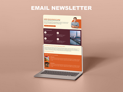 Email Newsletter branding design edm email newsletter graphic design illustration logo mockup newsletter ui ui design vector