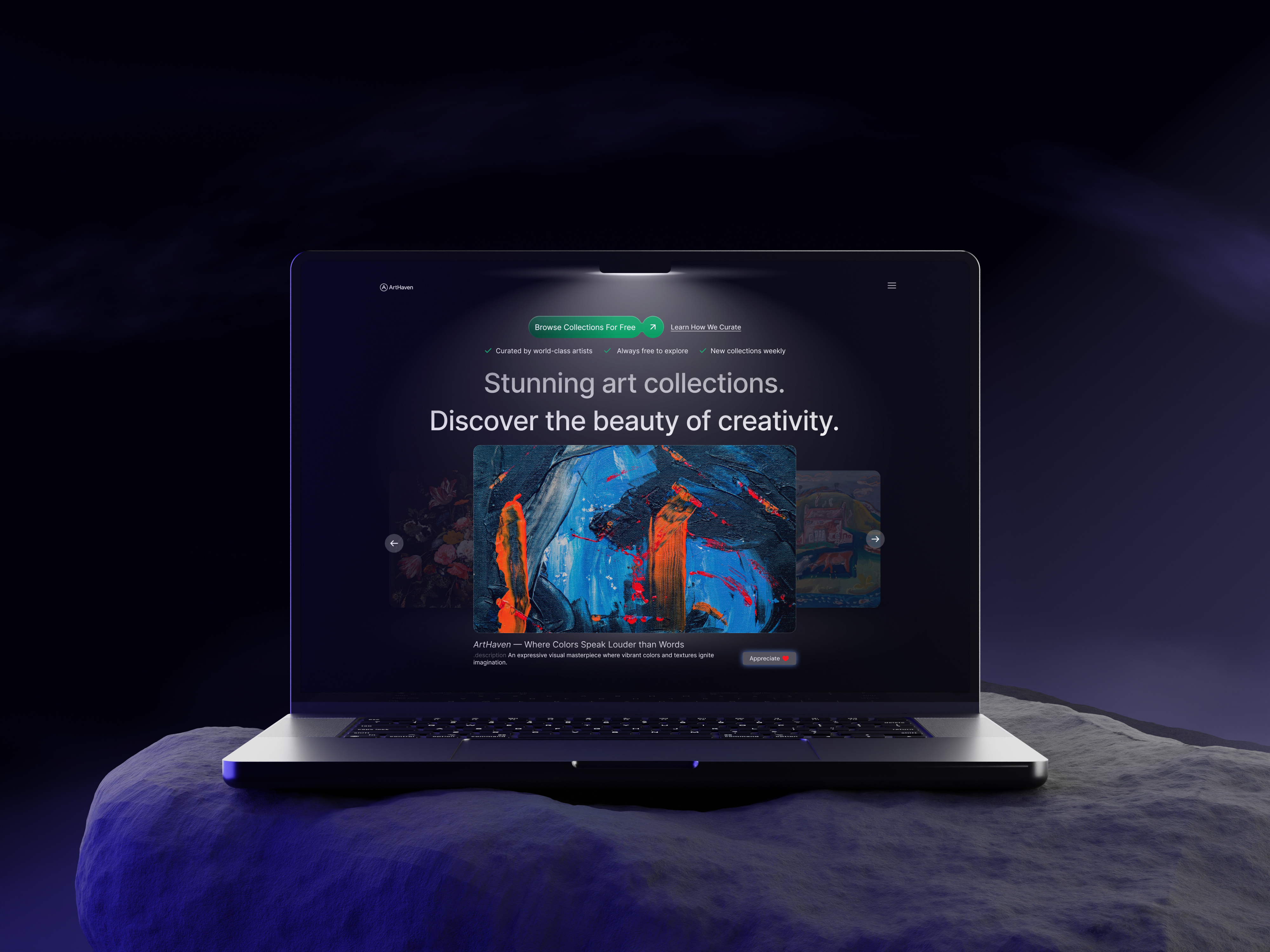 Example of UI Design For Website Or Mobile Apps