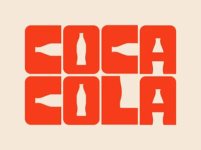 Coca-Cola branding cocacola design faelpt illustration instagram lettering type typedesign typography ui