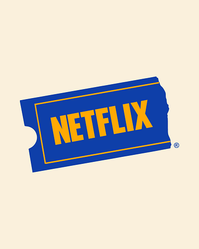 Netflix blockbuster design faelpt illustration instagram lettering netflix type typedesign typography