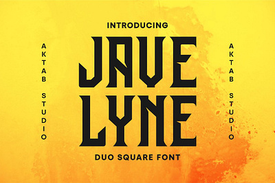 JAVELYNE FONT SQUARE DUO baseball bold fonts display fonts esports football gaming javelyne font square duo sans serif sports square fonts typeface