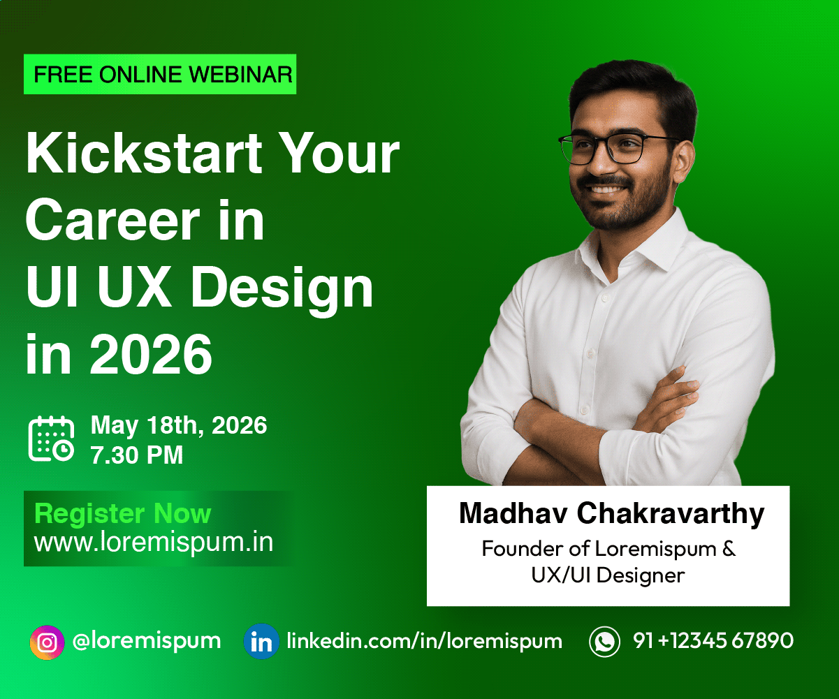 Webinar Banner Set – UI/UX Career Webinar 2026 ad poster adobe illustrator advertisement banner branding chatgpt design graphic design poster socialmedia socialmediaposter