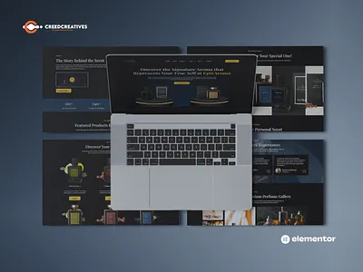 Crafting Digital Elegance for EpicAroma agencycreatives branding design illustration ui uiux userinterface webdesign webdevelopment website