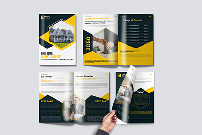 Real Estate Company Profile/Magazine / Brochure Design annual report architecture booklet branding brochure business business identity business plan business proposal catalog construction flyer keynote leaflet magazine marketing poster real estate report service