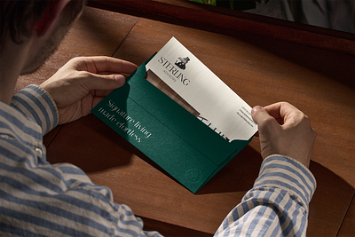 Sterling Advisors - Envelope Design brand identity branding dobritoiu tudor envelope design envelope minimalist mockup mockup property listing real estate real estate agency