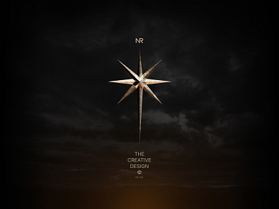 Branding design - NR© background branding firework illustration logo star typography