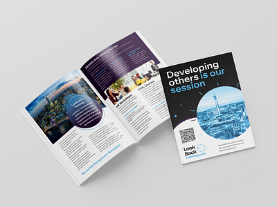 Prospectus Design for Training Development brochure corporate lookbook prospectus training workbook workshops