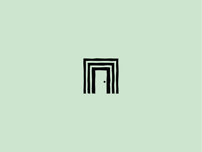 Home Freaks Logo broker developer door estate freaks graphic design green home icon logo mint monogram real