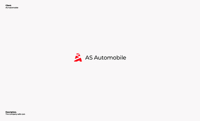 🚗 AS Automobile logo branding design dribbble graphic design identity logo logotype