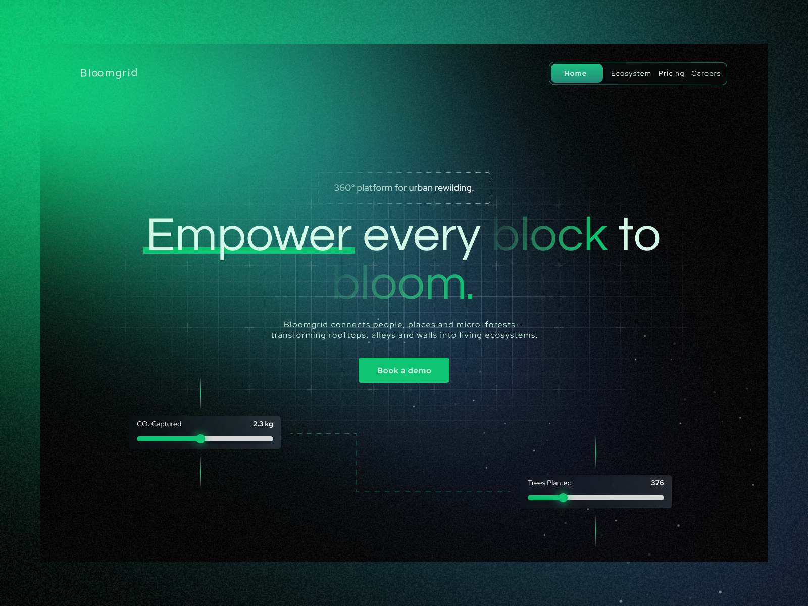 Bloomgrid - UI/UX Design | Web Design | Landing Page SAAS aleksandarilic app cro landing page design figma design landing page landing page design product saas design saas landing page ui ui design uiux design uiux designer ux ux design web design web designer web ui design website design