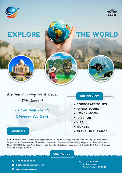 Brochure - Model 2d branding design graphic design photoshop