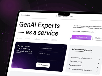 GenAI Innovative Web Design 💡 ai animation graphic design motion graphics ui ux