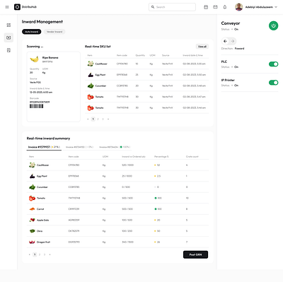 Auto-Inward Management branding landing page mobile app ui uiux user interface user management website