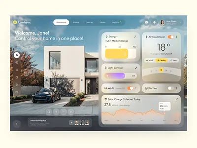 Dashboard for Smart Home crypto dashboard design finance interface platform product product design saas service startup ui ui design uiux ux web web app design web design web platform website