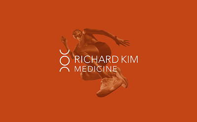 Identity: Richard Kim Medicine branding healthcare logo sportsmedicine