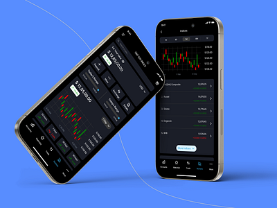 Trading App Design animation app design graphic design interface logo motion graphics ui ux