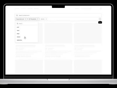 Developer Components Explorer — Smart Filters UI animation ui
