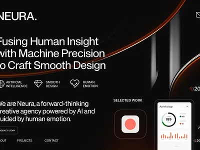 AI-Powered Creative Agency Landing Page 3d aipowered animation brand branding cardboard creativeagency design direction futuredesign graphic design illustration landingpagedesign logo moderninterface motion graphics ui uxuidesign webdesign