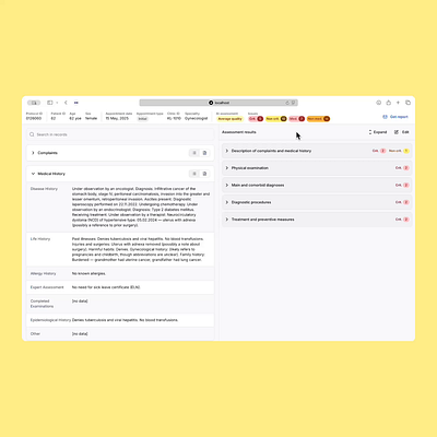 microinteraction in focus animation complex medtech prototype ui