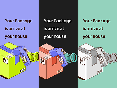 Applied Illustrations in Differents color backgrounds artificial automation barcodes box branding color delivery deliveryillustration design empty states graphic design illustration isometric robotic scanner scanning socialmediadesign ui vector webillustration