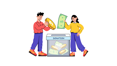 Donations Animation animation charity donation