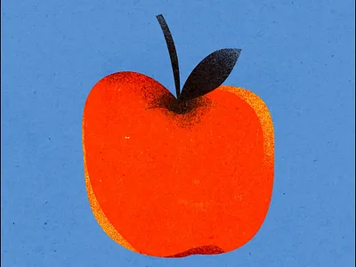 An apple animation animation design digital digital illustration gif animation illustration motion graphics