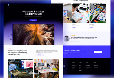 Hero | Digital Agency | Design Agency | Website | UI Design design agency digital agency landing page product design ui user interface design ux web design