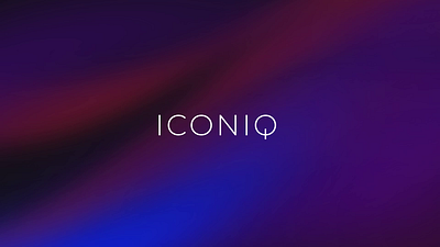 Iconiq Brand design brand branding entertainment logo pitch deck tech visual identity