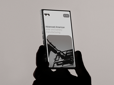 Advanced American: Solar & Battery Manufacturing Mobile UI app app design app screen application application design clean clean layout design mobile mobile app modern modern ui ui ui design user interface