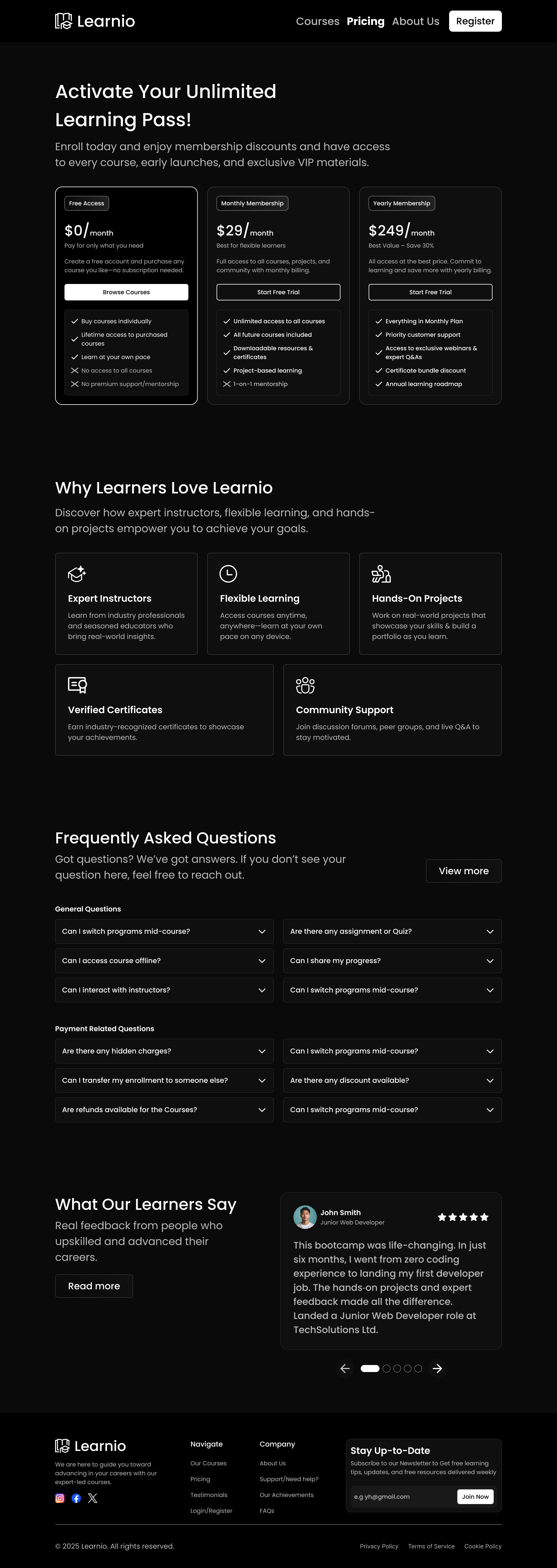Example of Fully Responsive Website Design 