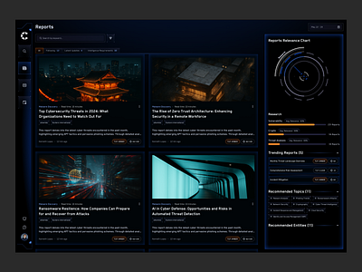 Threat Intelligence Dashboard for Cybersecurity Teams anomaly detection alerts crypto cyber threat cybersecurity dashboard design dex graphic design logo malware detection reports product designer threat threat intelligence dashboard ui ux