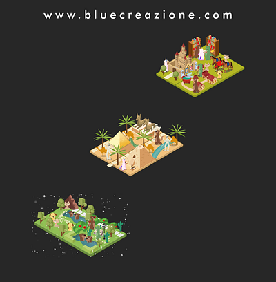 Isometric Animations for a Medical App 2.5 d animation app character animation graphic design isometric motion graphics ui