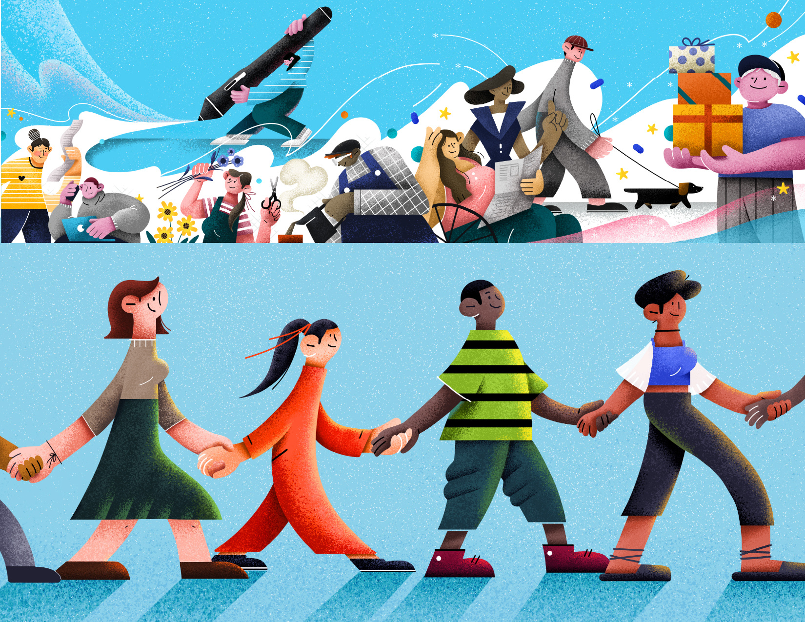 Example of Stylized Character Illustration