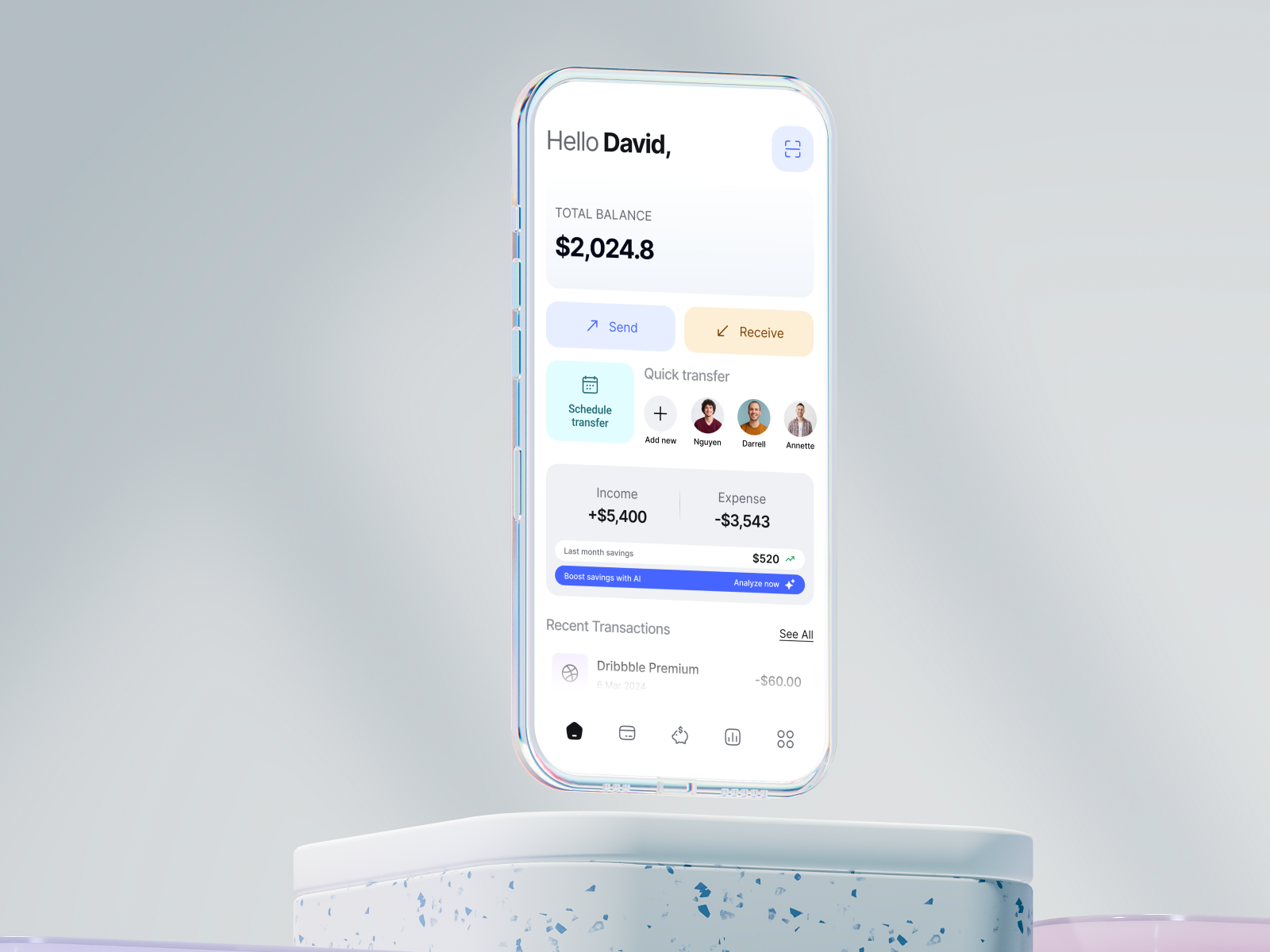 Example of Mobile App UI/UX Design