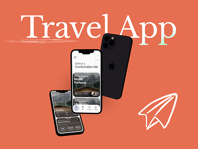 Travel App – UX/UI in Figma graphic design travel app ui