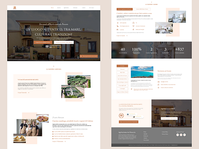 B&B and Restaurant - Landing page bb bb web design landing page restaurant ui design web design