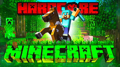 Design Minecraft Thumbnail YouTube design design thumbanail graphic design minecraft youtube youtube thumbnail