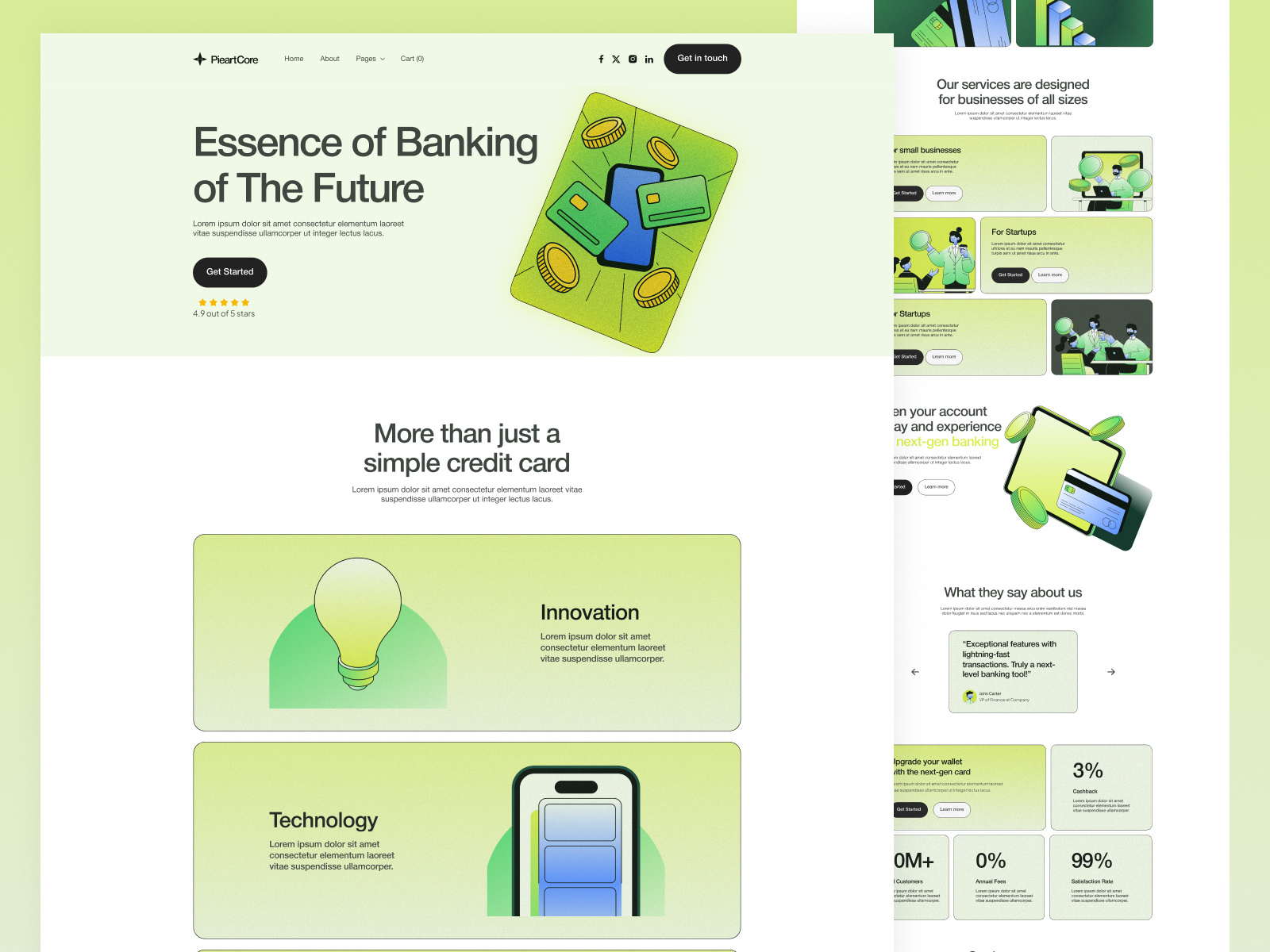 Example of Web Design & Webflow Development