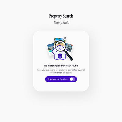 Empty state ui emptystat emptystateui graphic design realestate ui ux