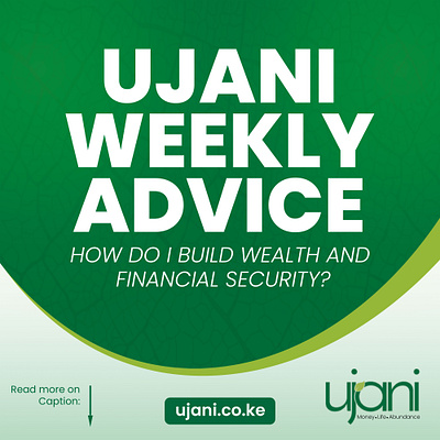 Financial Literacy - Ujani Kenya finacial graphic design illustration motion graphics ui ux
