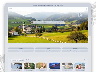 Responsive Landing Page for Wellness Hub branding landingpage responsive ui ux website wellness