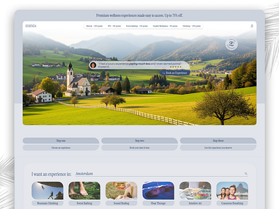 Responsive Landing Page for Wellness Hub branding landingpage responsive ui ux website wellness