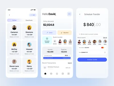 Zyno – Finance Mobile App UIUX Design app mobile product ui ux
