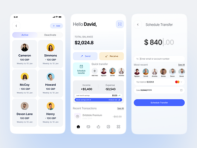 Zyno – Finance Mobile App UIUX Design app product ui ux web website